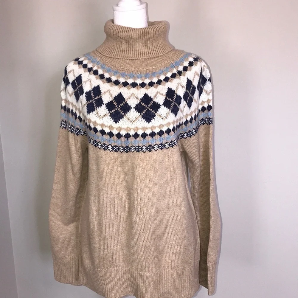 Tommy Hilfiger Argyle Sweater Size Medium